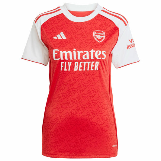 Bukayo Saka Arsenal Women's 2025/26 Home Replica Player Jersey - Red | Adidas shop