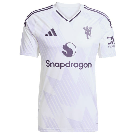 Manchester United 2025/26 Away Replica Custom Jersey - White | Adidas shop