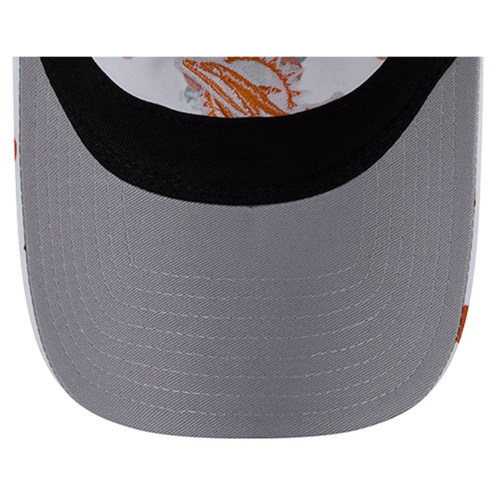 Miami Dolphins New Era Women's Fruit Pattern 9TWENTY Adjustable Hat - White online