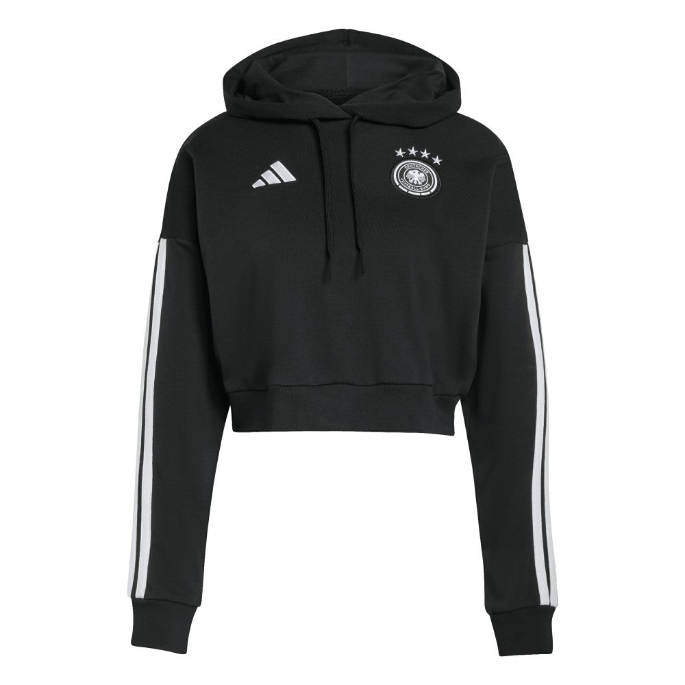 Germany National Team Women's FIFA x World Cup Alphaskin Cropped Hoodie - Black | Adidas online