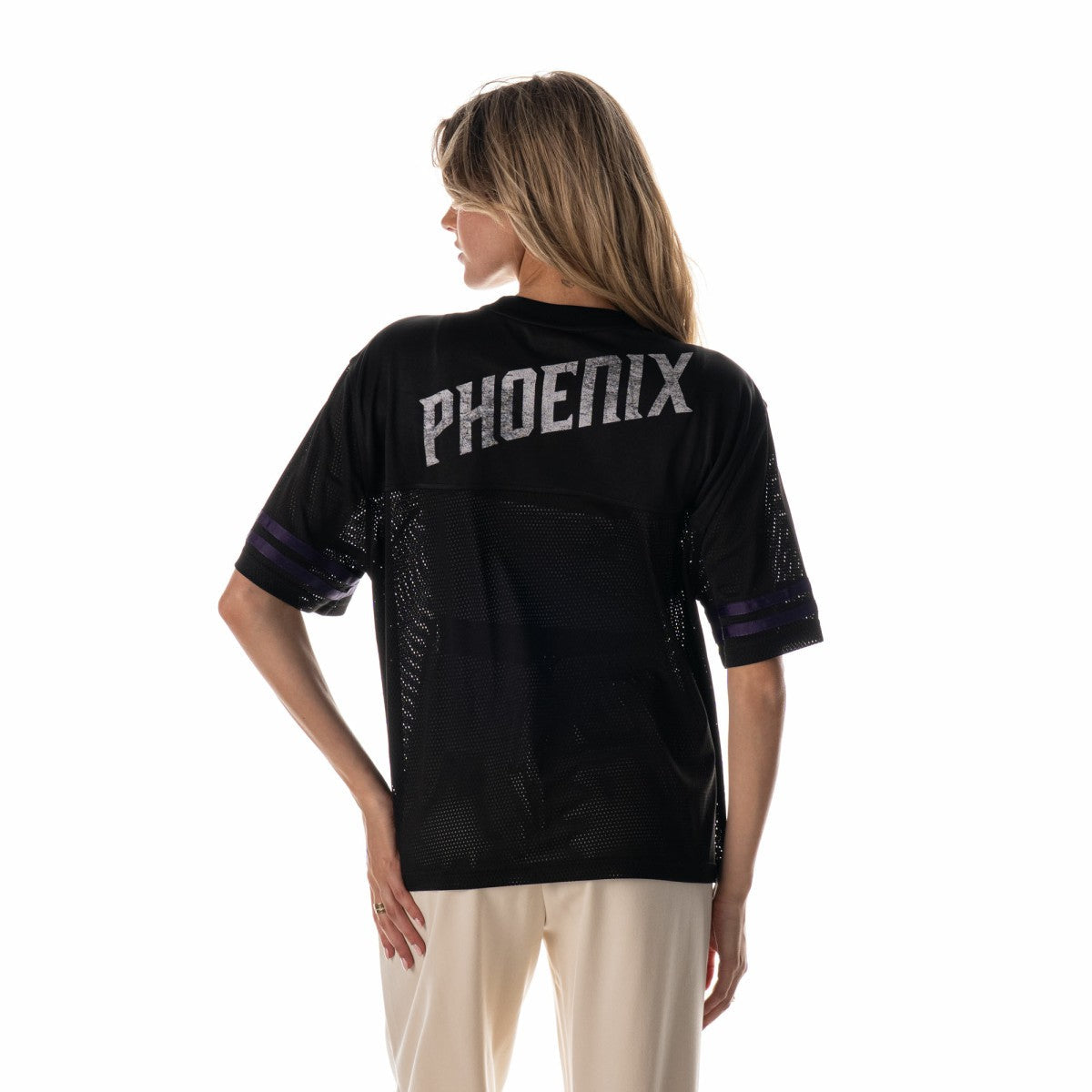 Phoenix Suns The Wild Collective Unisex 2025/26 City Edition Boxy Mesh Jersey T-Shirt - Black discount