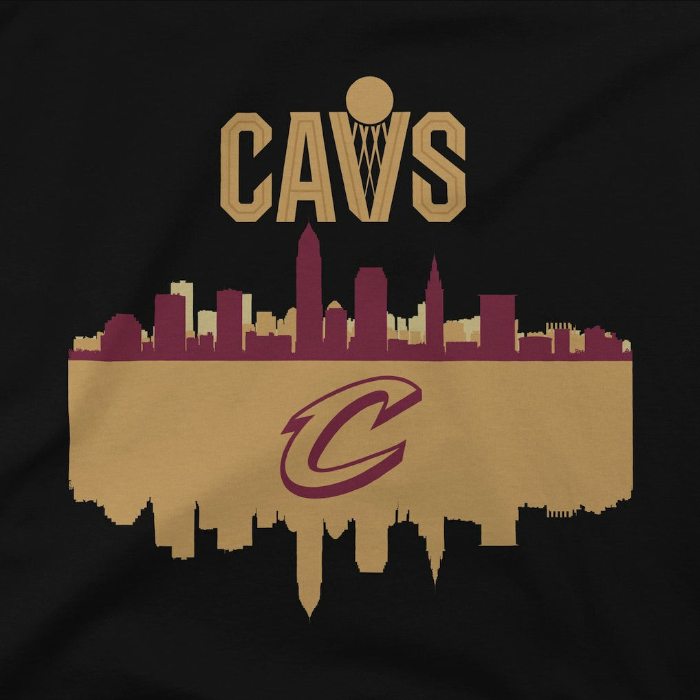 Cleveland Cavaliers Stadium Essentials Cities T-Shirt sale - Black outlet