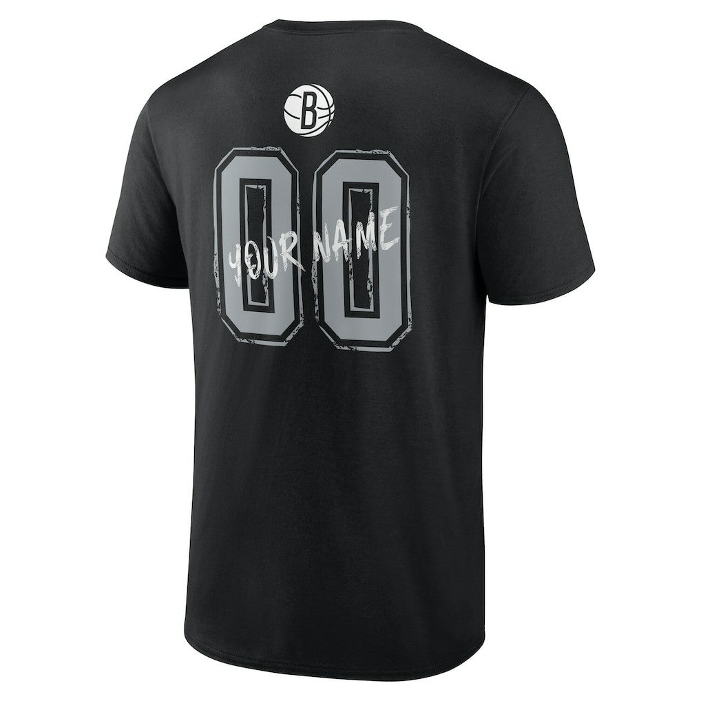 Brooklyn Nets Hustle Custom T-Shirt - Black online