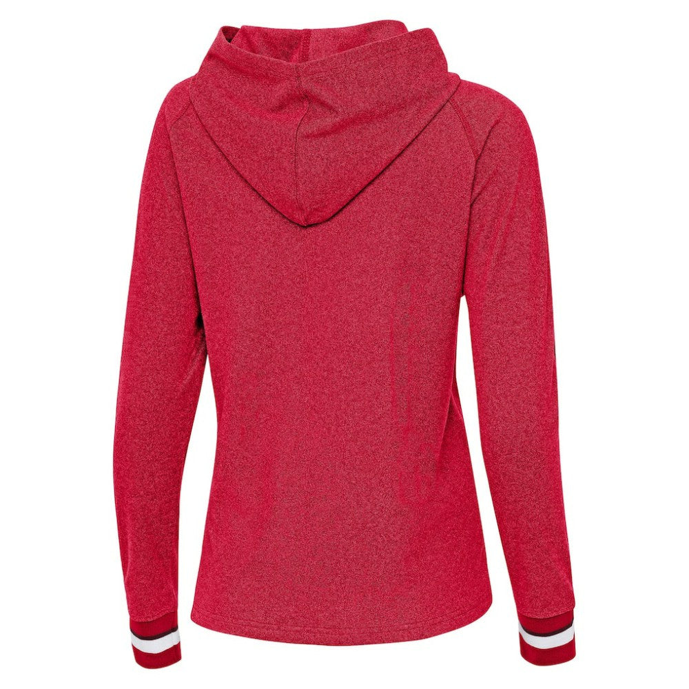 Washington Nationals Antigua Women's Trek Pullover Hoodie - Red