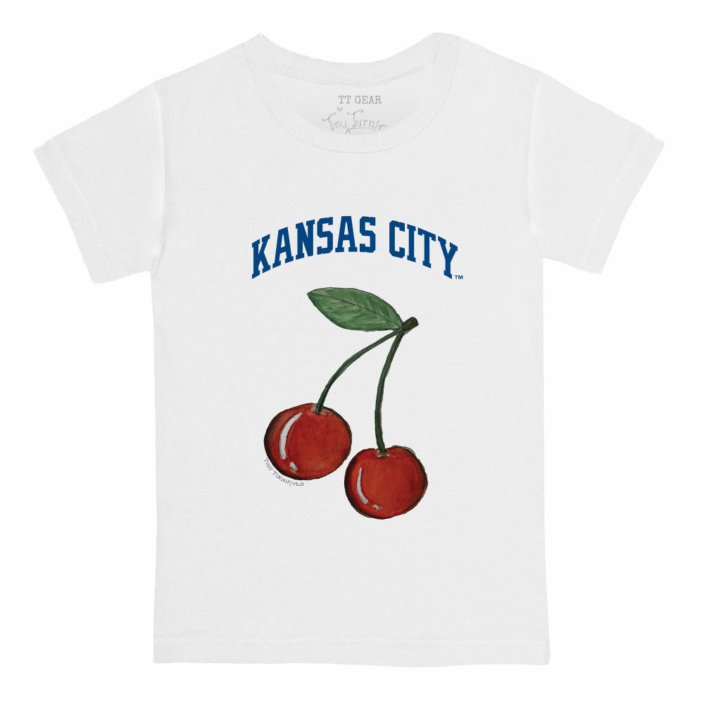 Kansas City Royals Tiny Turnip Youth Cherries T-Shirt - White
