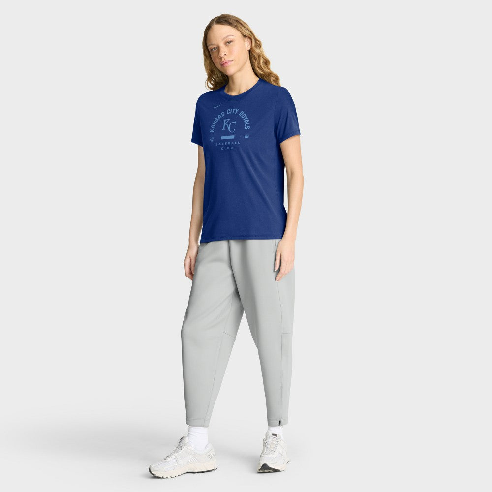 Kansas City Royals Women's Authentic Collection Early Work Tri-Blend Dri-FIT T-Shirt - Royal | Nike