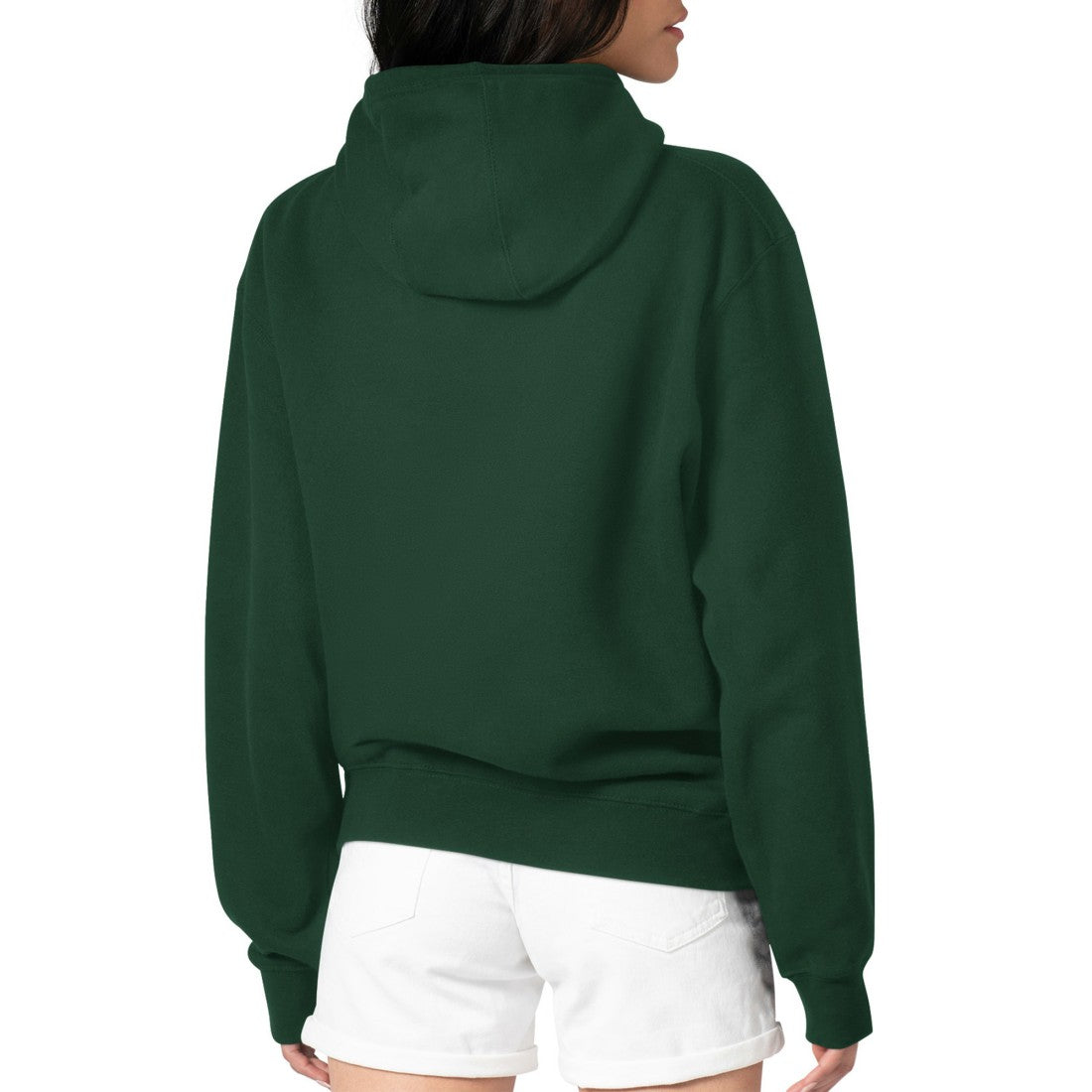 Green Bay Packers G-III 4Her by Carl Banks Women's Pinstripe Circle Fleece Pullover Hoodie - Green for sale