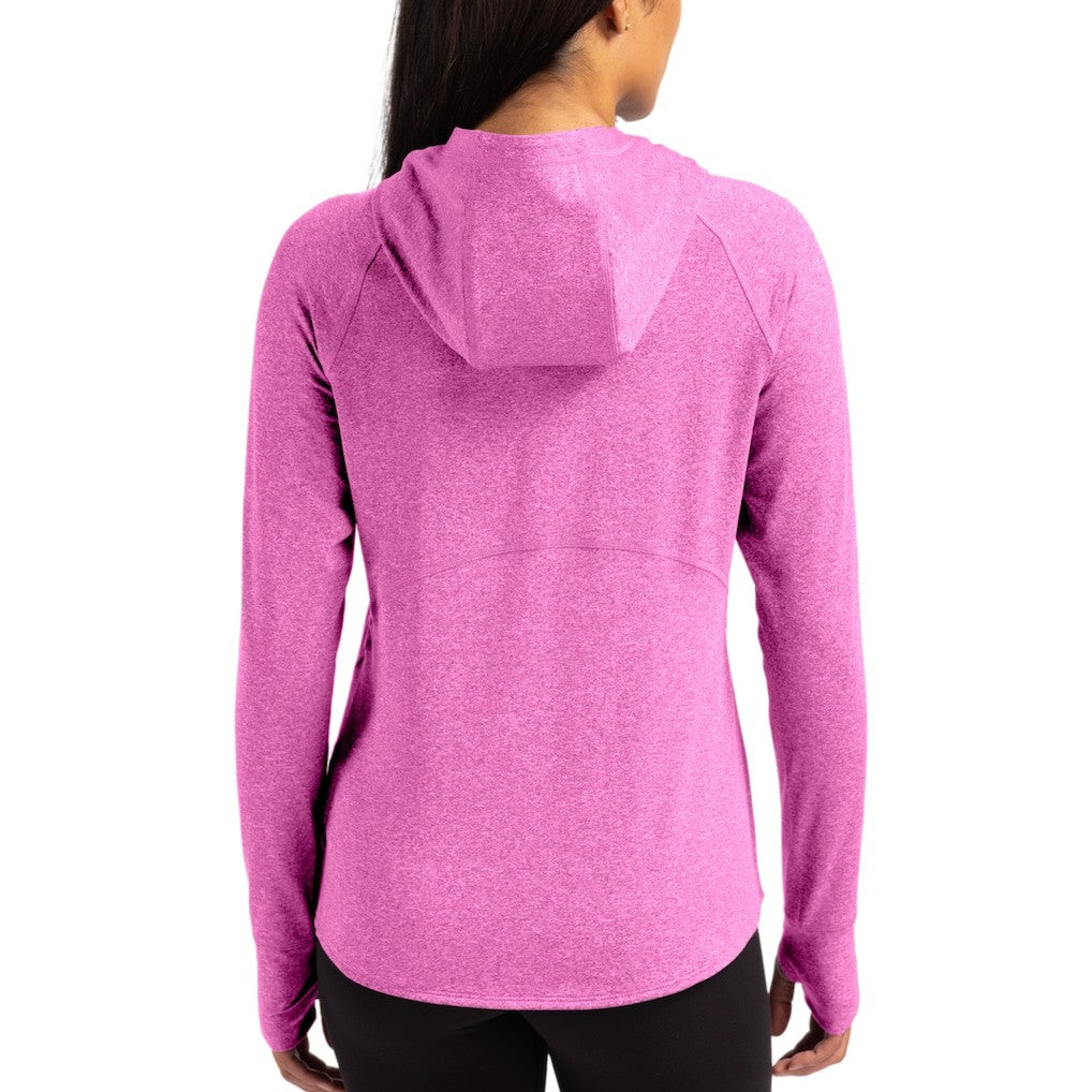 Green Bay Packers Cutter & Buck Women's Tonal Logo Adapt Knit Recycled Raglan Pullover Hoodie - Pink for sale