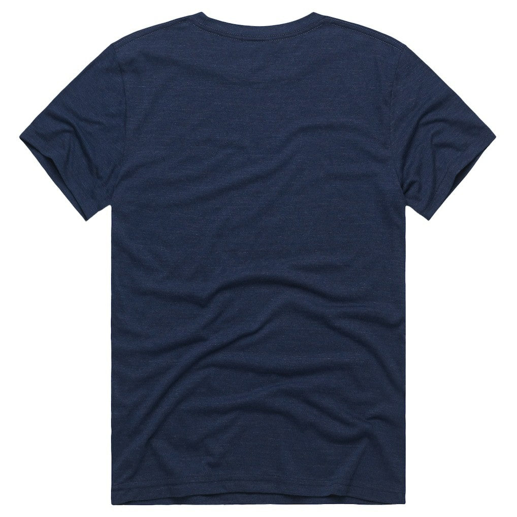 Indiana Pacers Homage Unisex The "1-1414" Comeback Record Tri-Blend T-Shirt - Navy outlet