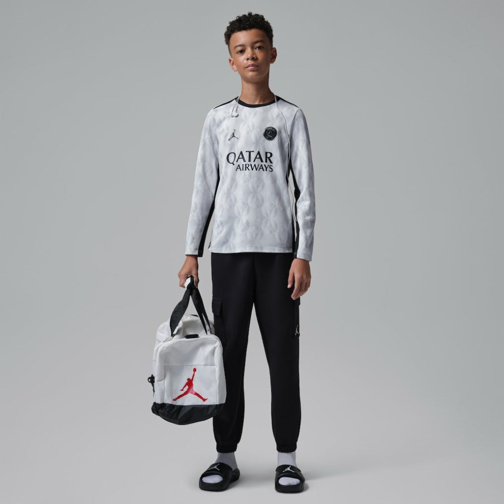 Paris Saint-Germain Jordan Brand Youth Long Sleeve Pre-Match Dri-FIT Top - Gray | Jordan on sale