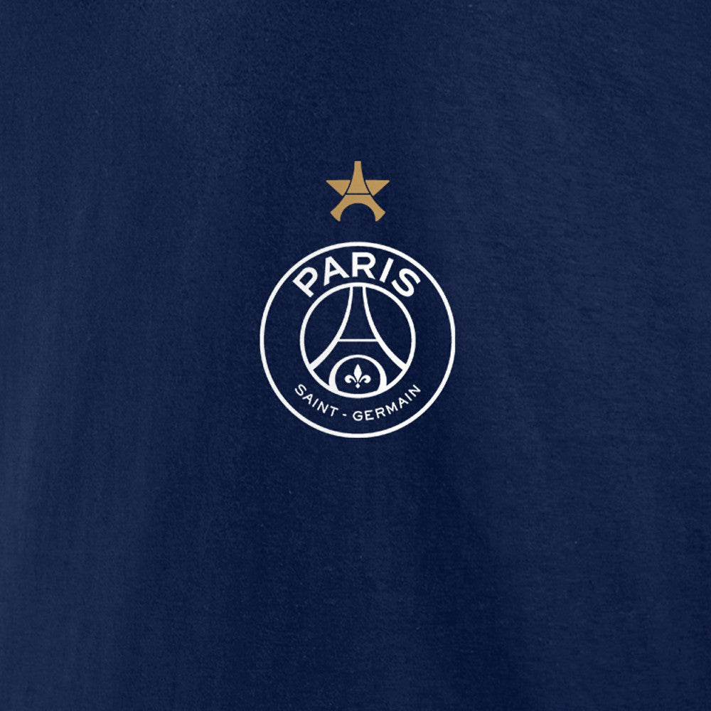 Paris Saint-Germain 2025 Champions League Winners Eiffel Star T-Shirt - Navy shop