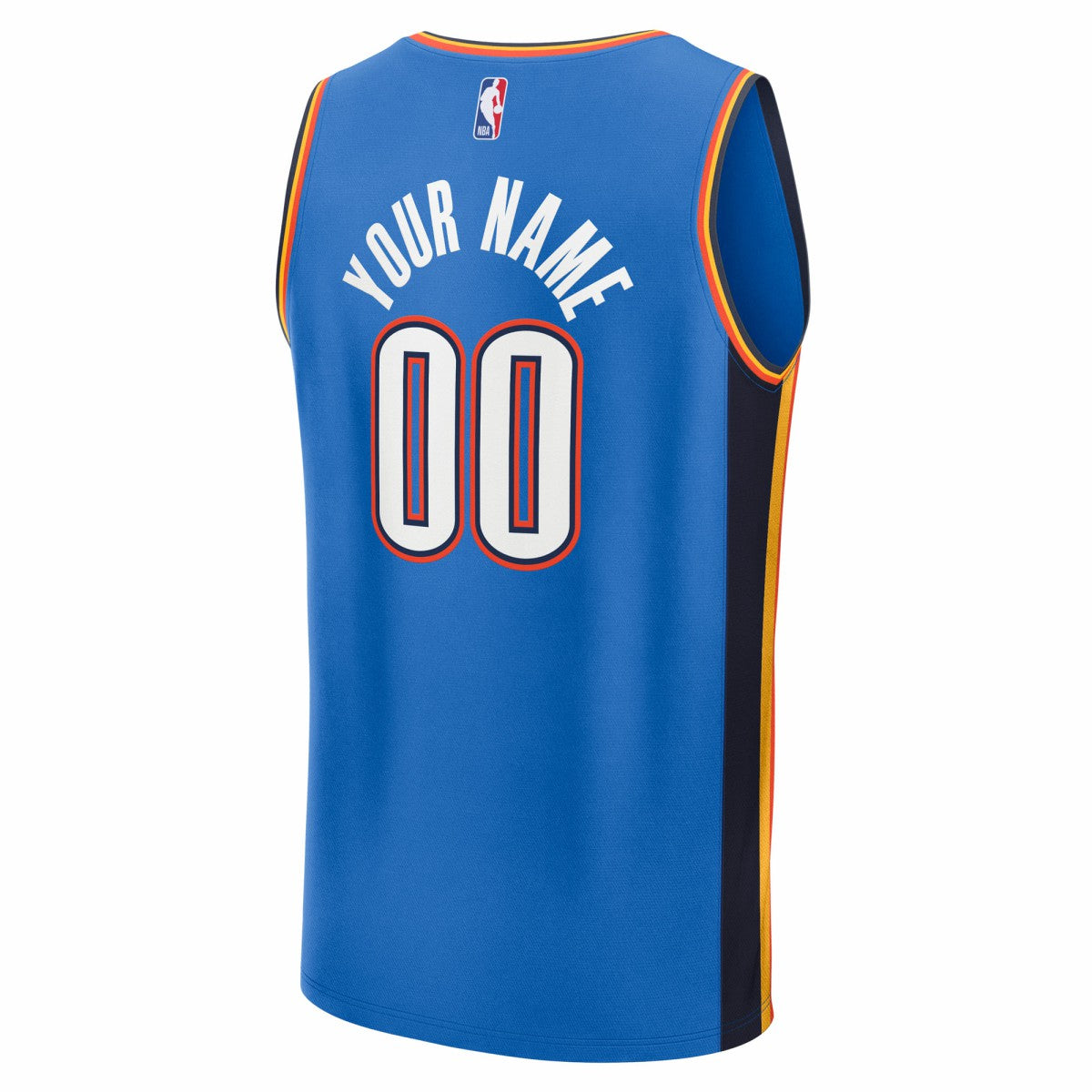 Oklahoma City Thunder 2025 NBA Finals Champions Fast Break Replica Custom Jersey - Blue - Icon Edition | Fanatics discount
