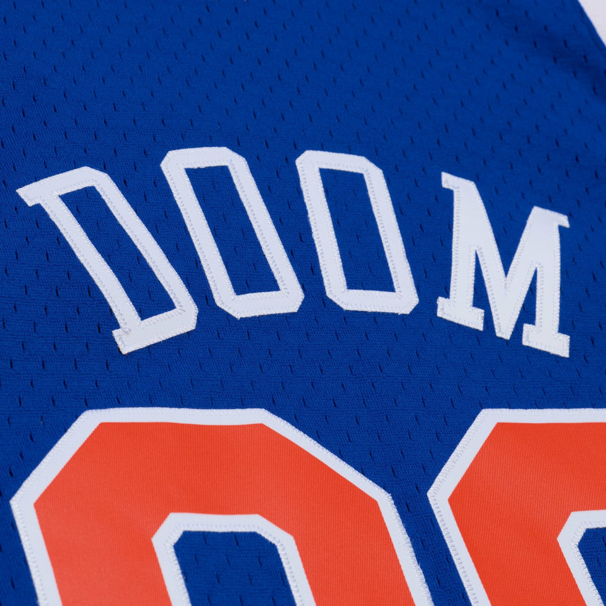 MF DOOM x NY Knicks x A New York Story Fashion Jersey - Blue | Mitchell & Ness outlet