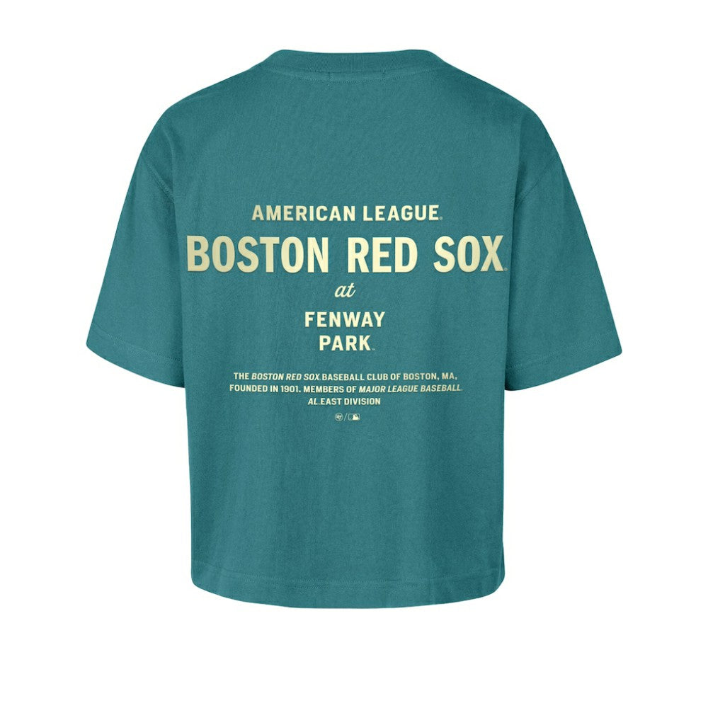 Boston Red Sox Women's Contemporary Basics Leon City T-Shirt - Teal | 47 brand