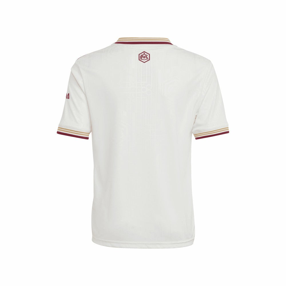 Arsenal Youth 2025/26 Third Replica Jersey - White | Adidas on sale