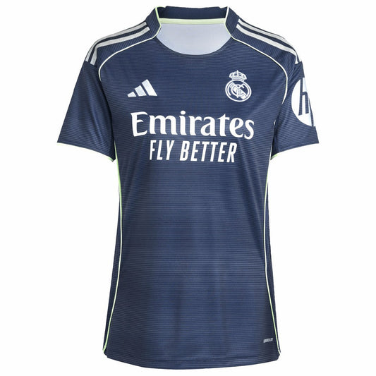 Kylian Mbappé Real Madrid Women's 2025/26 Away Replica Player Jersey - Blue | Adidas for sale