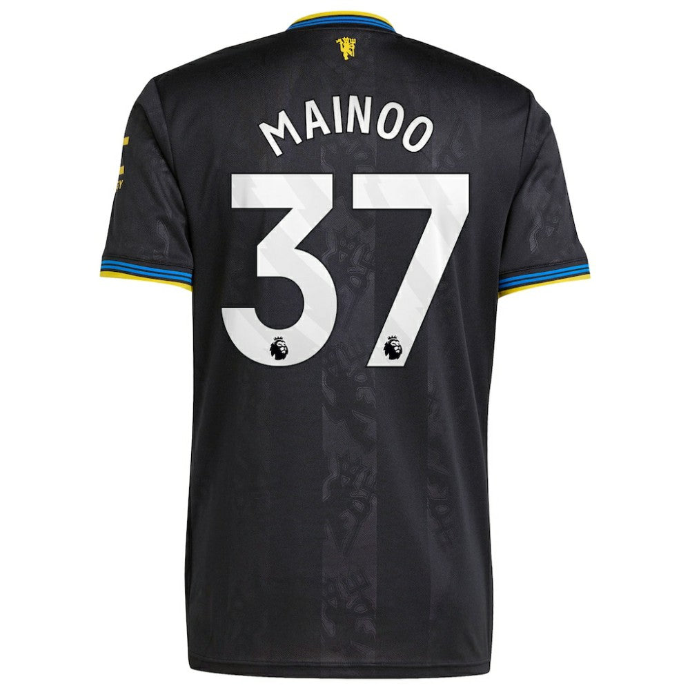 Kobbie Mainoo Manchester United 2025/26 Third Replica Player Jersey - Black | Adidas shop