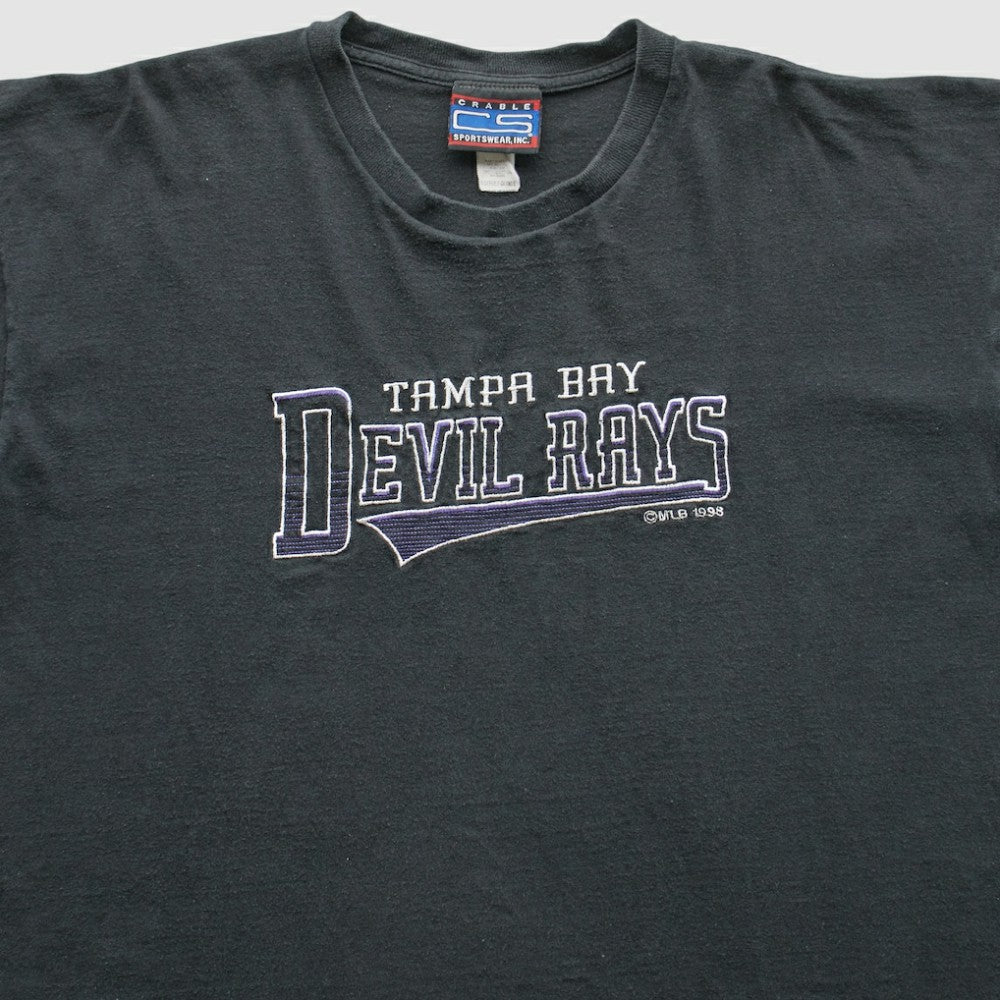 Tampa Bay Rays 1998 T-Shirt - Black Vintage