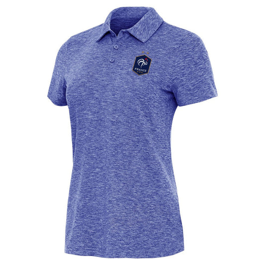 France National Team Antigua Women's Triple Shot Polo - Heather Royal discount