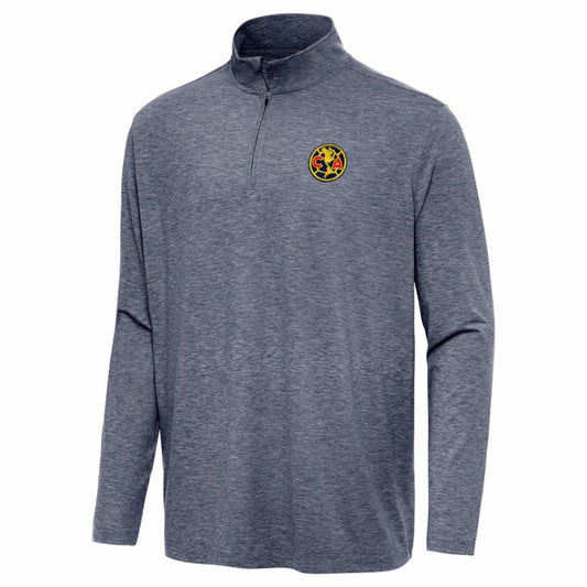 Club America Antigua Master Quarter-Zip Pullover - Heather Navy cheap