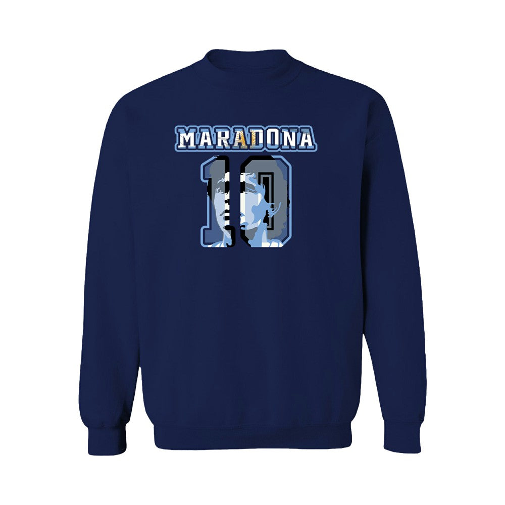 Diego Maradona Argentina National Team Vive La Fete Name & Number Sweatshirt - Navy sale