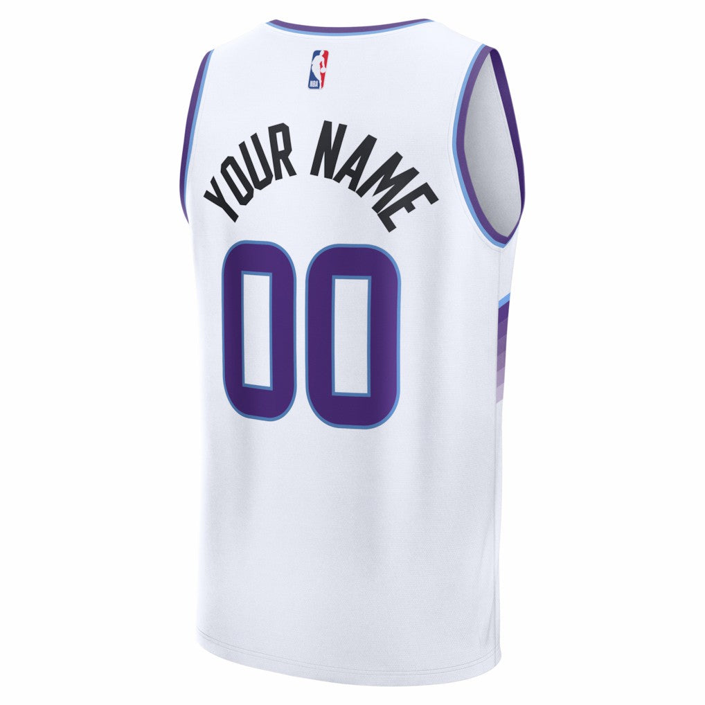 Utah Jazz Youth Fast Break Replica Custom Jersey - Association Edition | Fanatics on sale