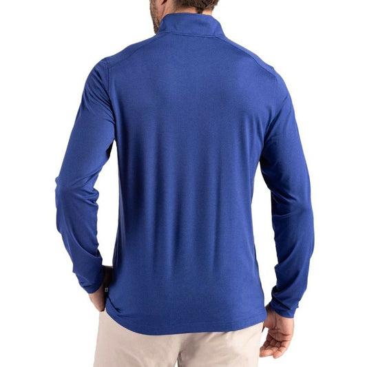 Indianapolis Colts Cutter & Buck Coastline Epic Comfort Recycled Quarter-Zip Pullover - Royal discount