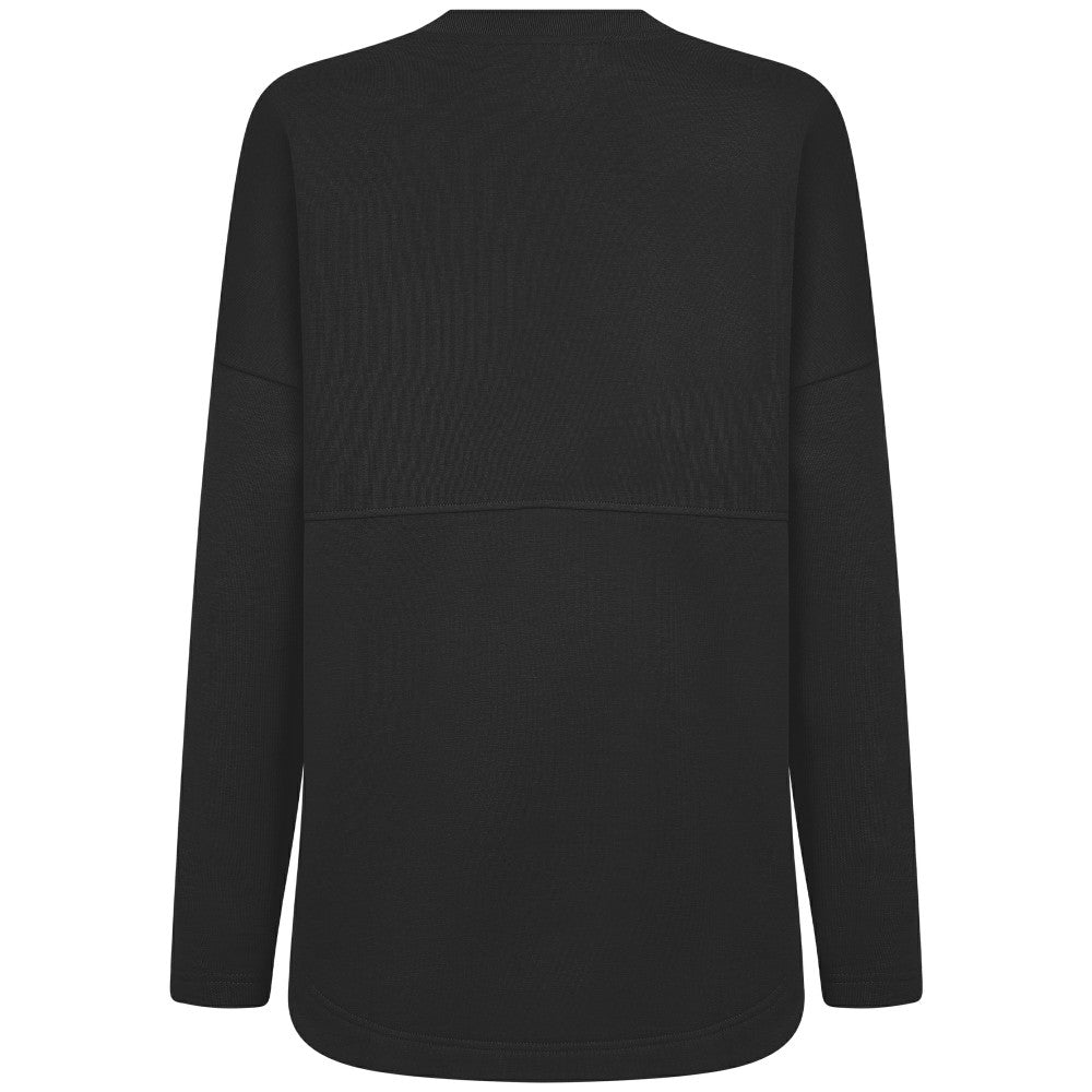 Milwaukee Brewers Levelwear Women's Oversized Beaudry Sizzle Top - Black