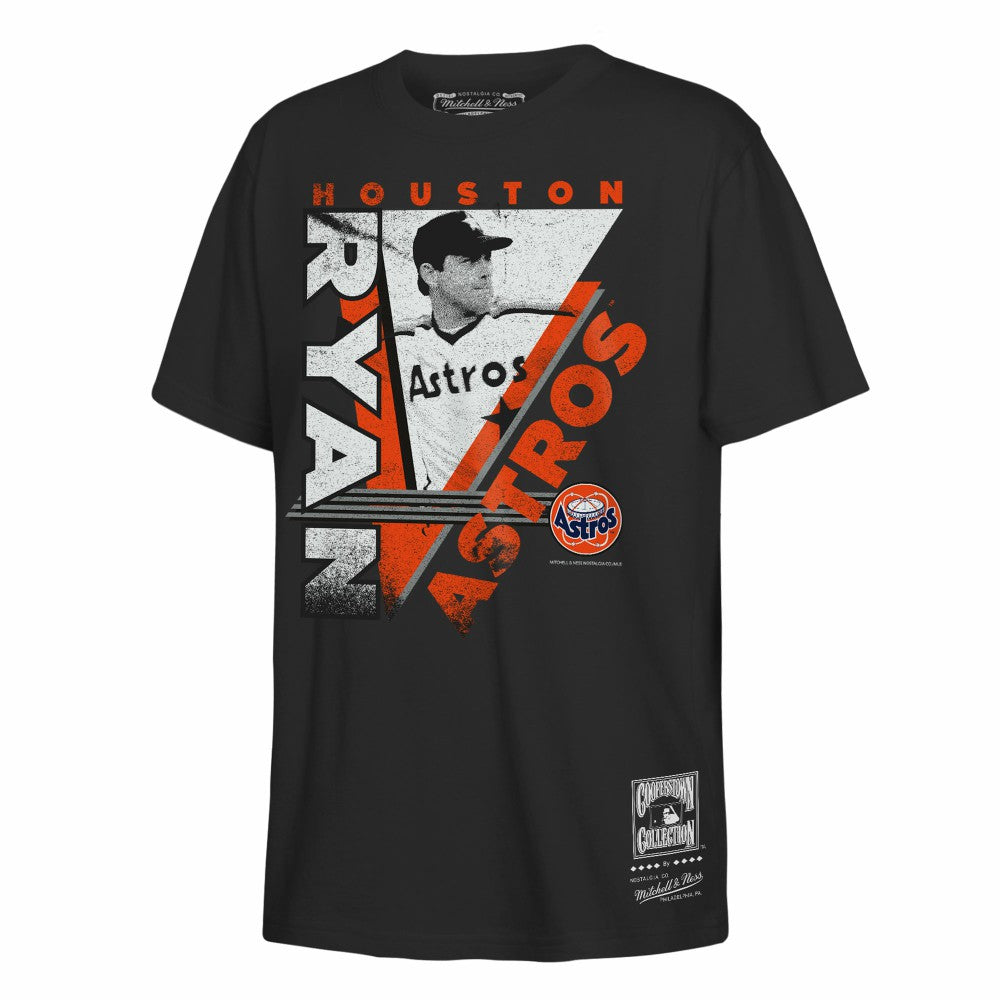 Nolan Ryan Houston Astros Youth In the Zone Player Graphic T-Shirt - Black | Mitchell & Ness