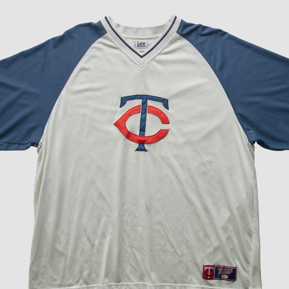 Minnesota Twins Lee Apparel 2000s T-Shirt - White Vintage