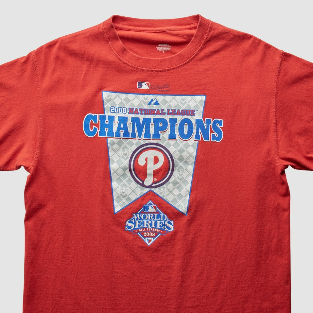 Philadelphia Phillies 2008 T-Shirt - Red Vintage
