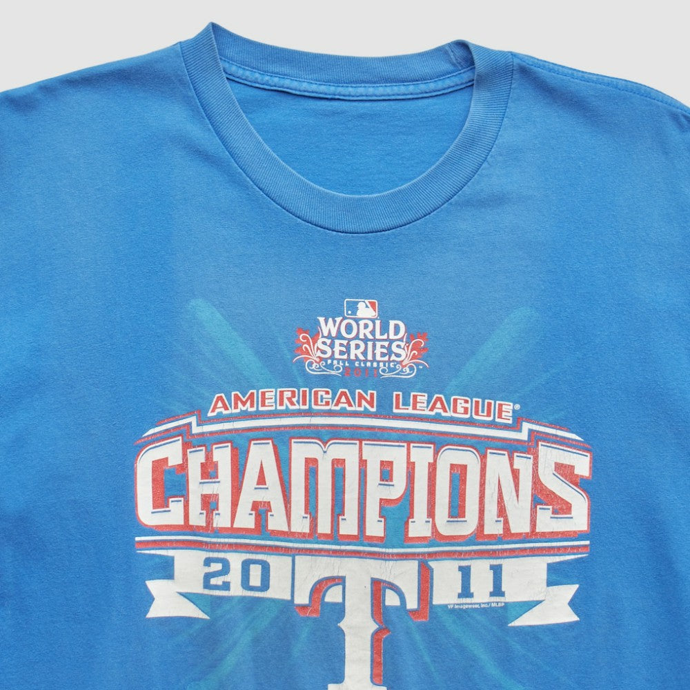 Texas Rangers 2011 T-Shirt - Blue Vintage
