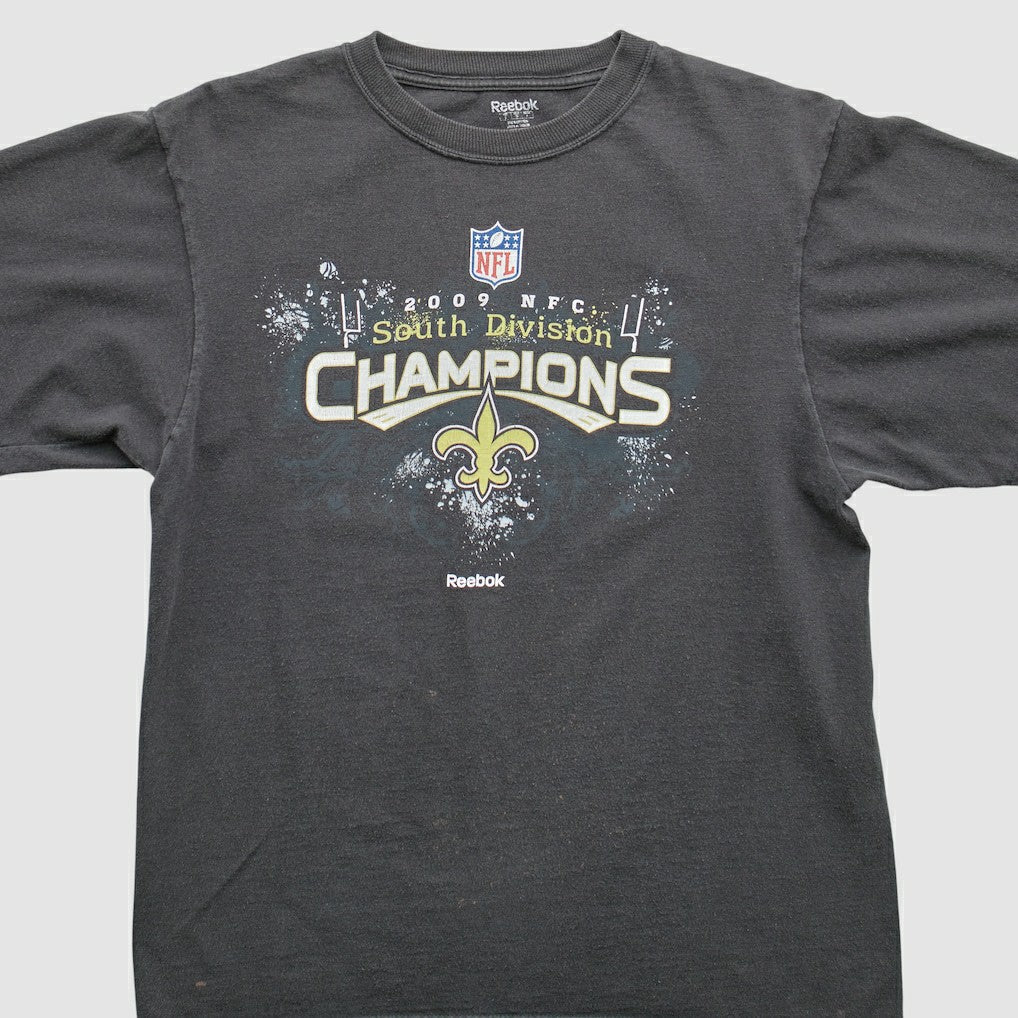 New Orleans Saints Reebok 2009 T-Shirt - Black Vintage online