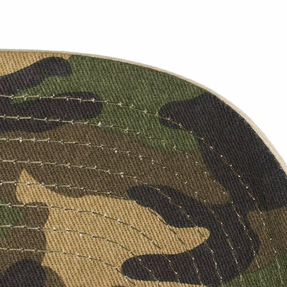 Washington Nationals Unisex Camo Logo Pro Crown Snapback Hat - Cream | Mitchell & Ness