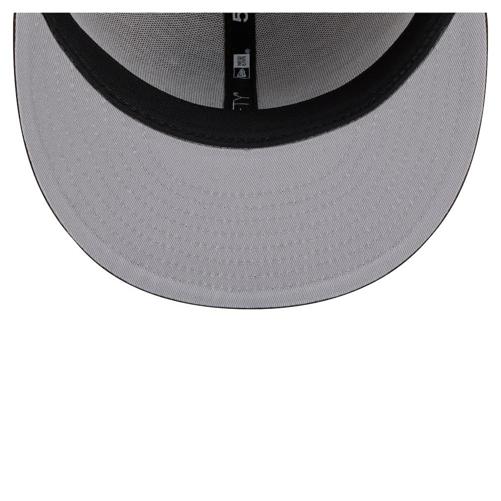 Detroit Lions New Era Two-Tone Walnut 59FIFTY Fitted Hat - Light Brown/Dark Brown on sale