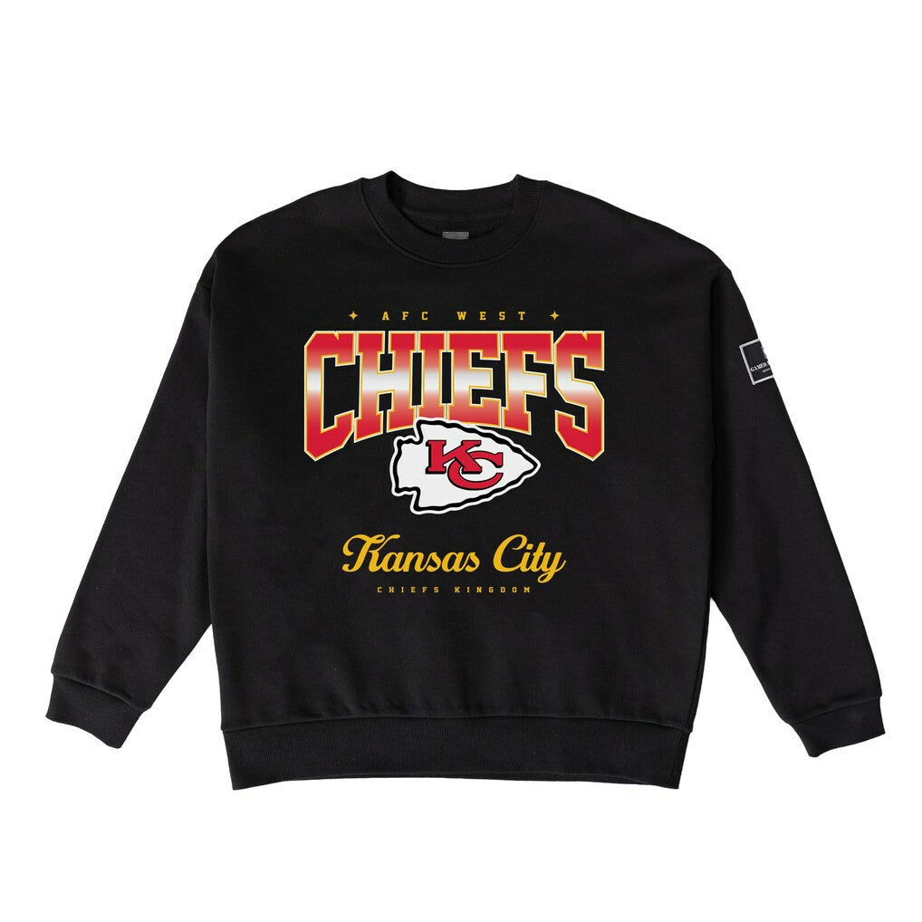 Kansas City Chiefs Gameday Couture Women's Powerhouse Play Premium Fleece Sweatshirt - Black sale