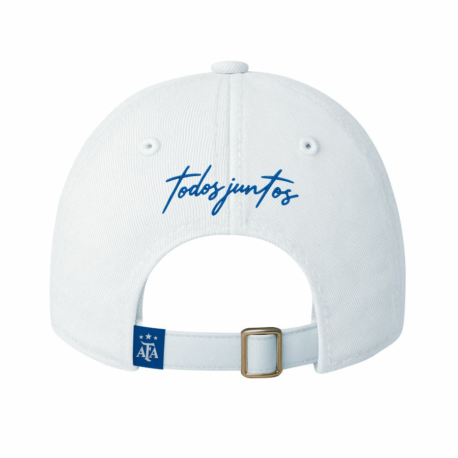 Argentina National Team 1863FC Retro Badge Crew Adjustable Hat - White sale