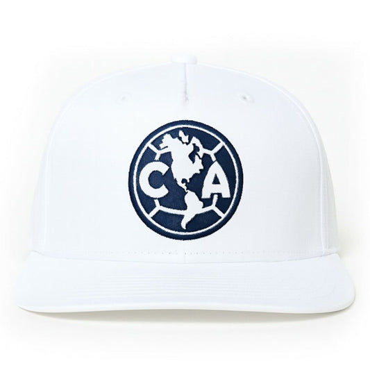 Club America 1863FC Mono Badge High Point Adjustable Hat - White discount