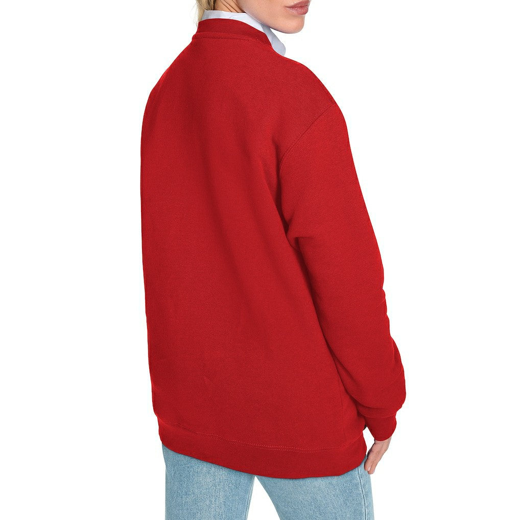 Buffalo Bills Starter Women's Arch Stripe Fleece Sweatshirt - Red online