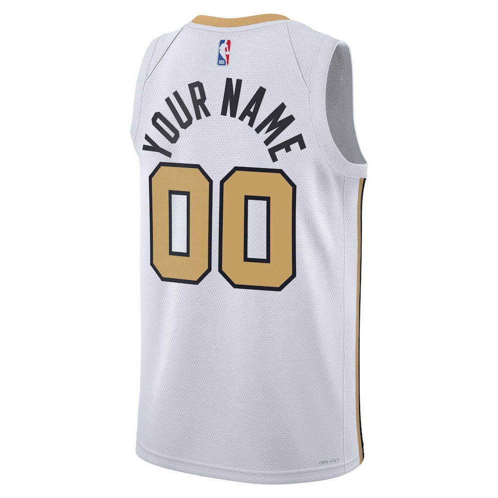 Boston Celtics Unisex 2025/26 City Edition Swingman Custom Jersey - White | Nike cheap