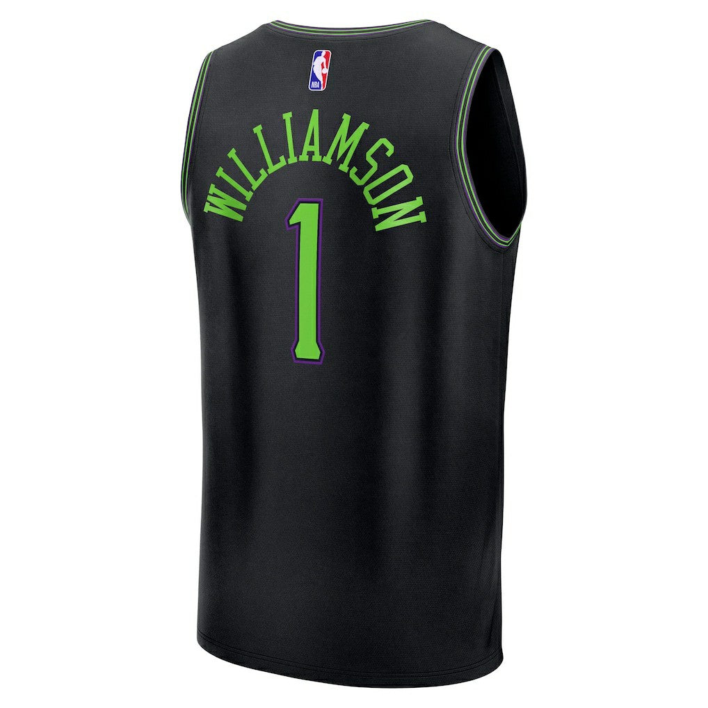 Zion Williamson New Orleans Pelicans 2025/26 City Edition Fast Break Jersey - Black | Fanatics discount