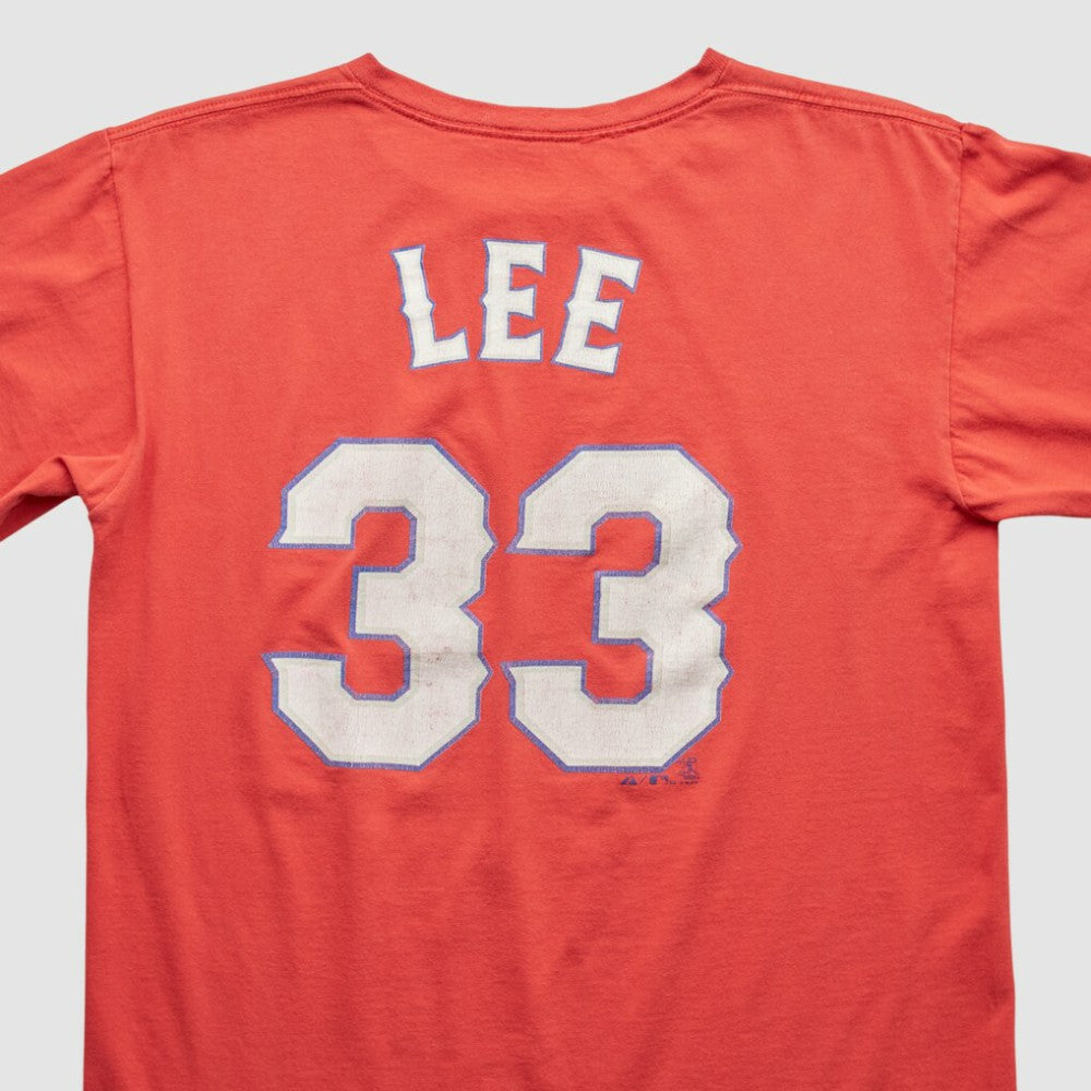 Texas Rangers Majestic 2010 T-shirt - Red Vintage