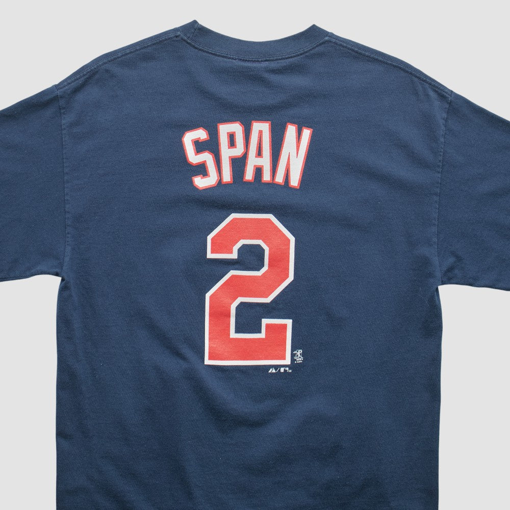Minnesota Twins Majestic 2000s T-shirt - Navy Vintage