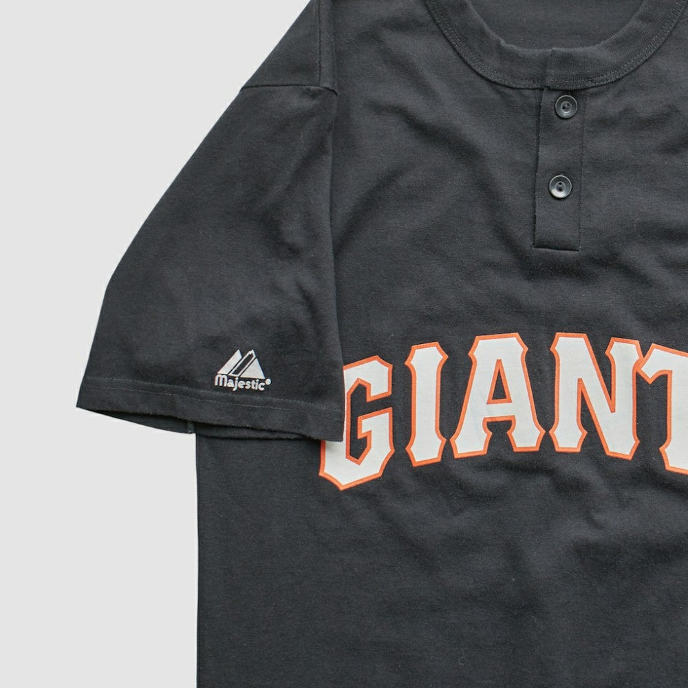 San Francisco Giants Majestic 2000s T-shirt - Black Vintage