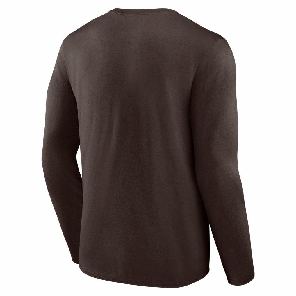 Cleveland Browns Hustle Long Sleeve T-Shirt - Brown for sale