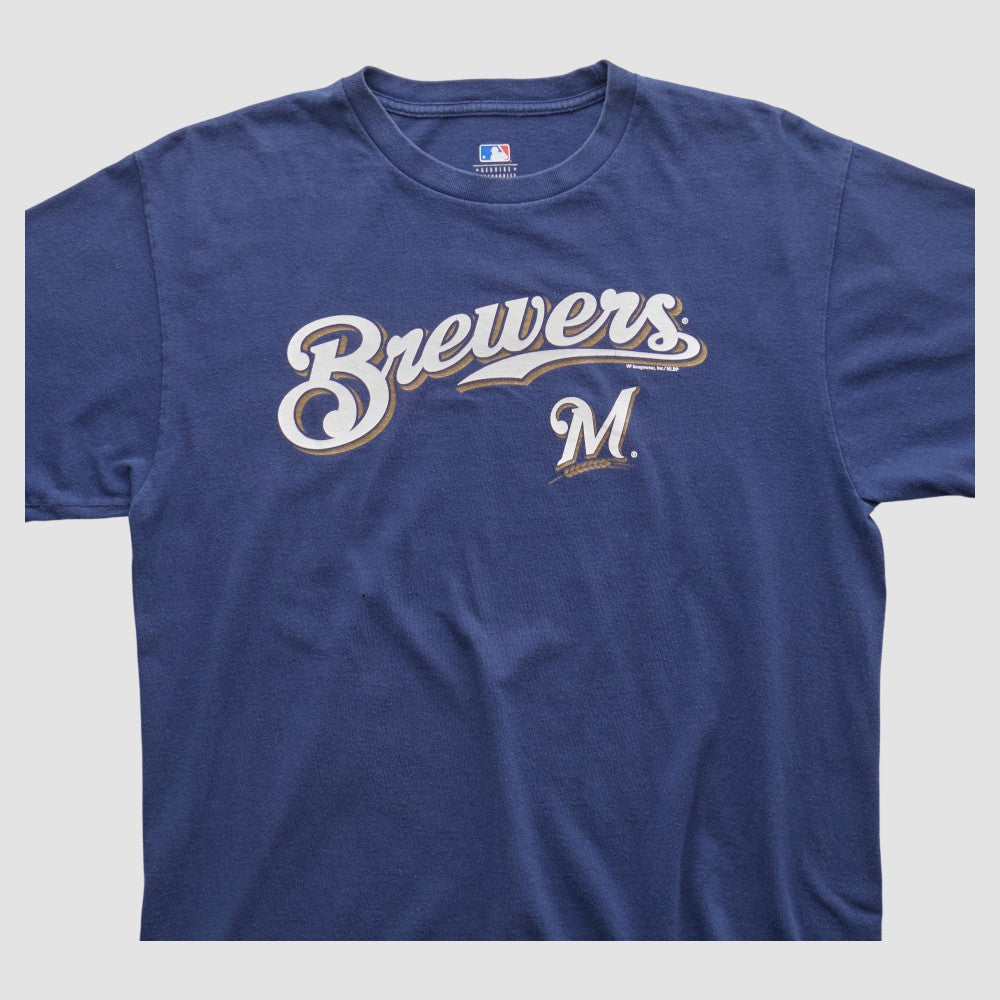 Milwaukee Brewers MLB 2000s T-shirt - Navy Vintage
