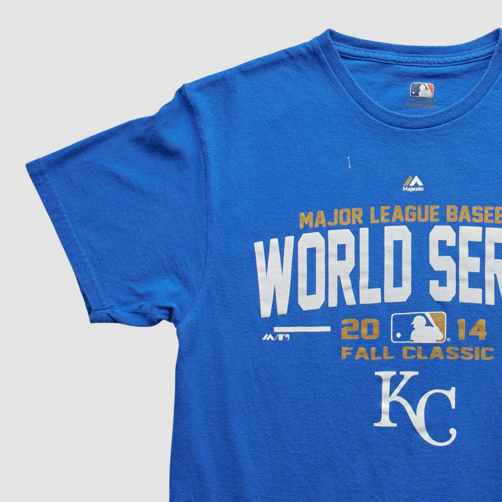 Kansas City Royals Majestic 2014 T-shirt - Blue Vintage