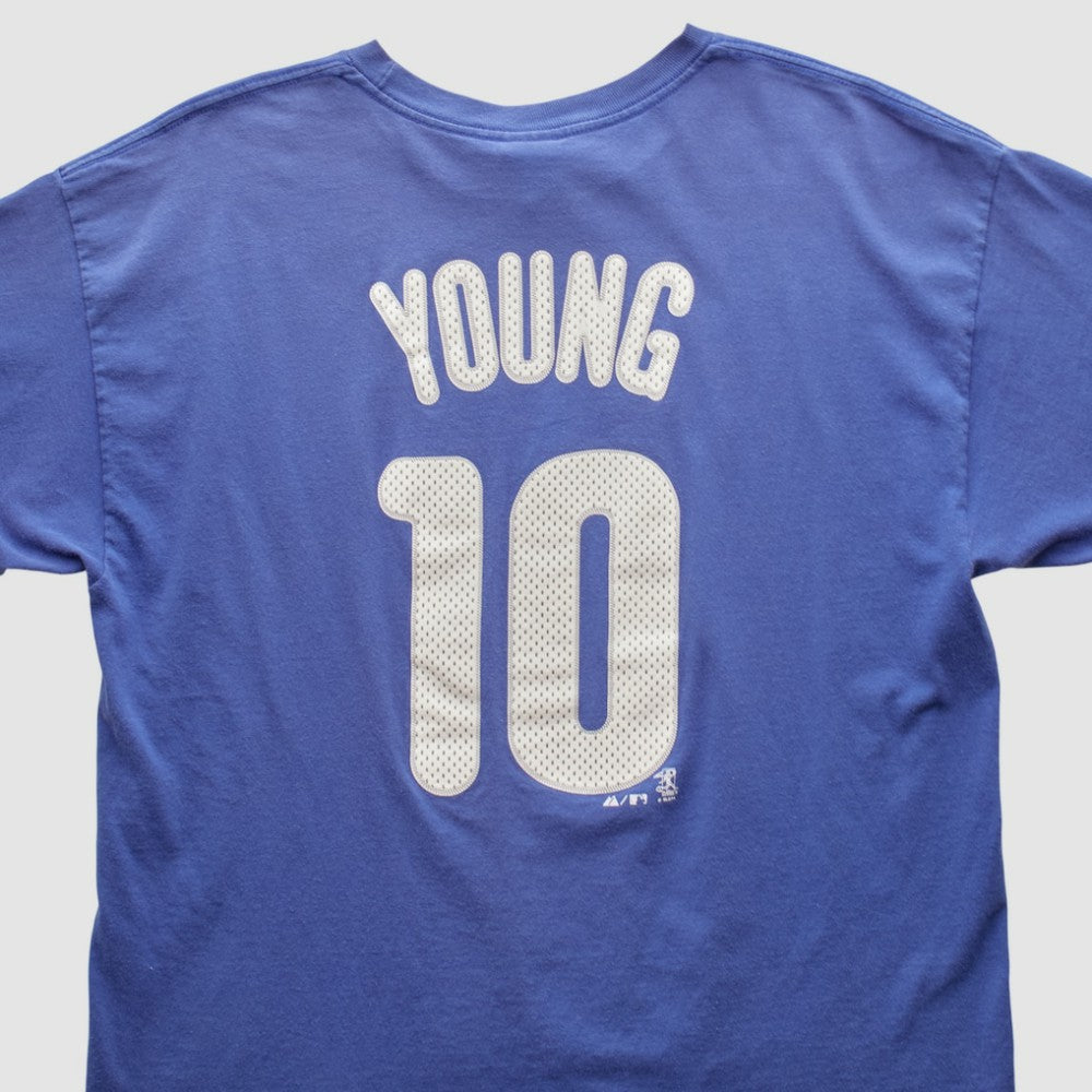 Philadelphia Phillies Majestic 2010s T-shirt - Blue Vintage