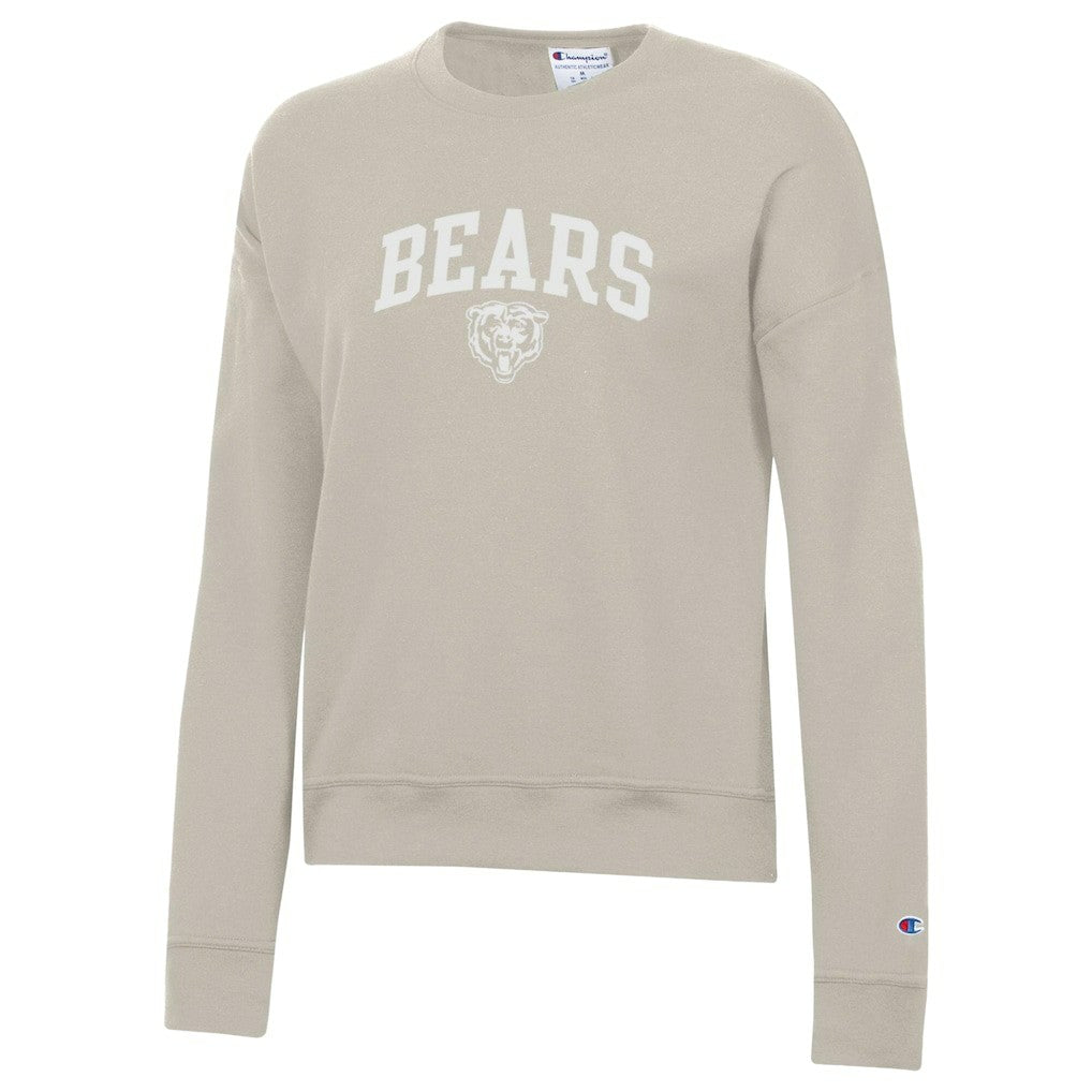 Chicago Bears Champion Women's Powerblend Cocoa Butter Fleece Sweatshirt - Light Brown cheap