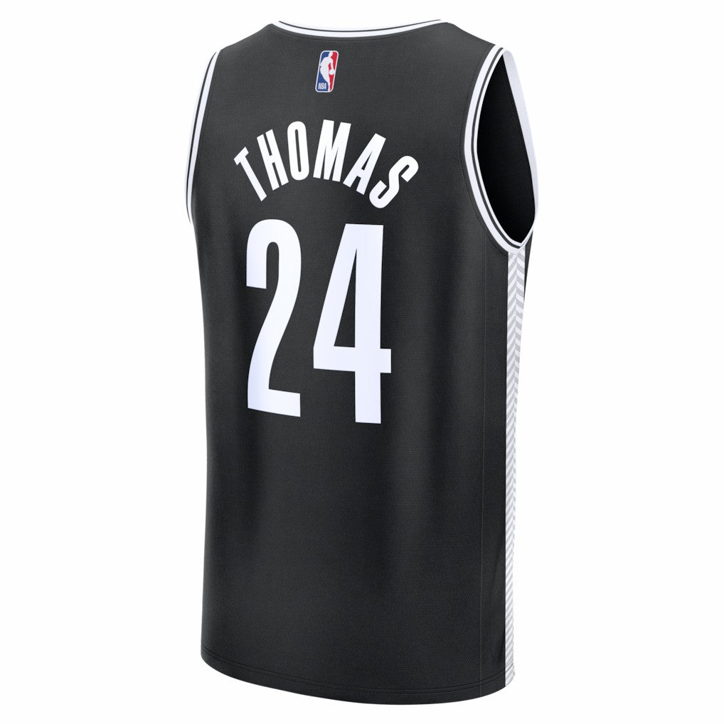 Cam Thomas Brooklyn Nets Fast Break Replica Jersey - Black - Icon Edition | Fanatics outlet